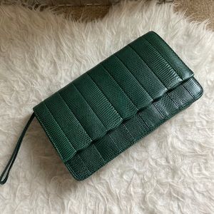 Green BCBG Maxazria clutch